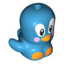 Part 3918pb03 - Bird, Chick with Open Wings with Large Black and White Eyes, Bright Pink Circles on Cheeks, Orange Beak and Feet Pattern (Sonic the Hedgehog Flicky)
