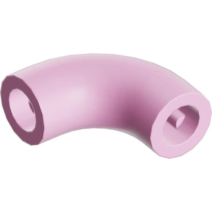 Part 25214 - Brick, Round 1 x 1 d. 90 degrees Elbow Macaroni - No Stud - Type 2 - Axle Hole