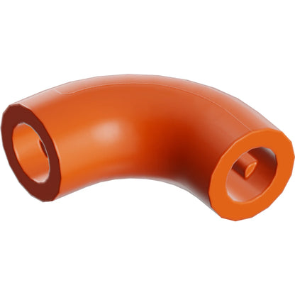 Part 25214 - Brick, Round 1 x 1 d. 90 degrees Elbow Macaroni - No Stud - Type 2 - Axle Hole