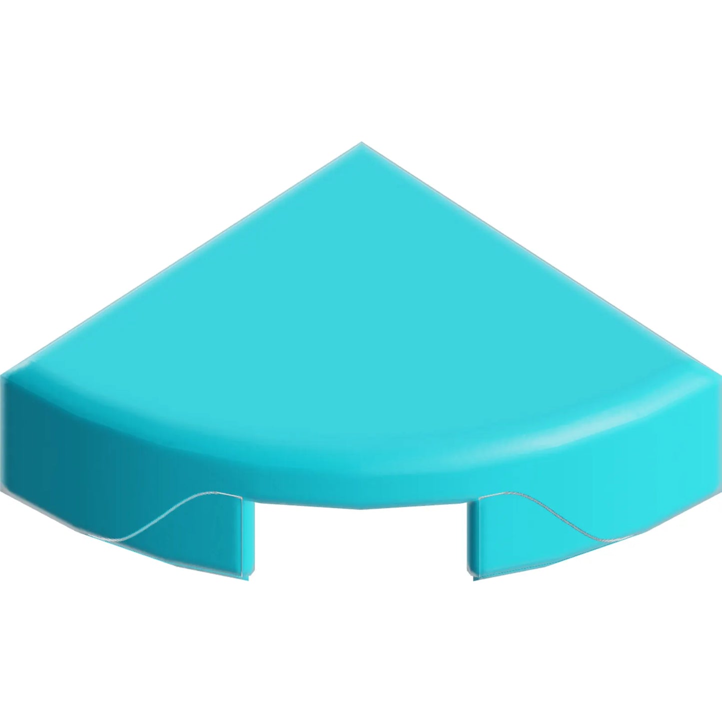 Part 25269 - Tile, Round 1 x 1 Quarter