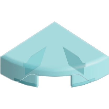 Part 25269 - Tile, Round 1 x 1 Quarter