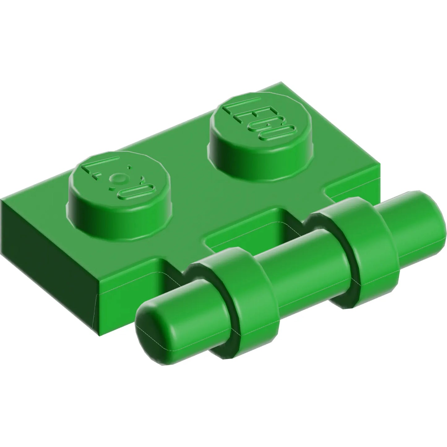 Part 2540 - Plate, Modified 1 x 2 with Bar Handle on Side - Free Ends