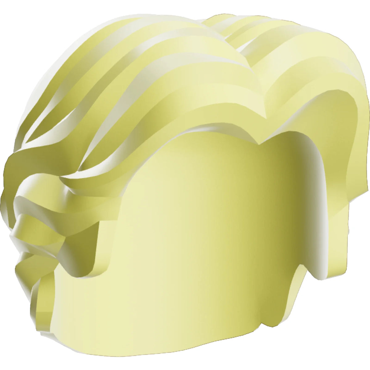 Part 26139 - Minifigure, Hair Short Wavy with Center Part