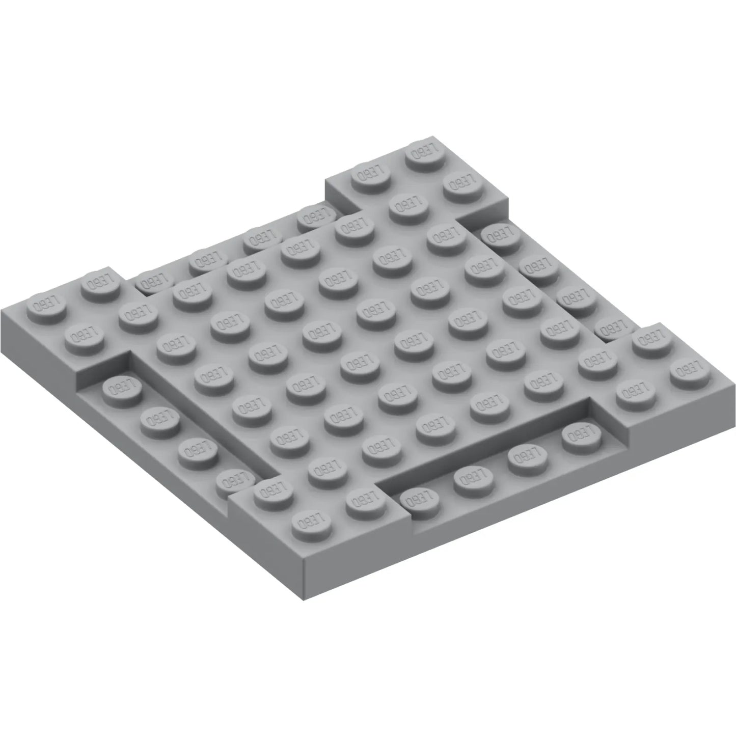 Part 2628 - Brick, Modified 8 x 8 x 2/3 with 1 x 4 Indentations