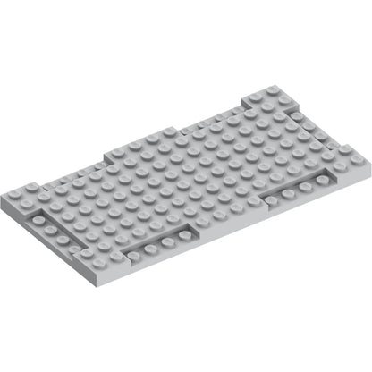 Teil 2629 - Ziegelstein, modifiziert 8 x 16 x 2/3 mit 1 x 4 Vertiefungen