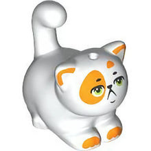Part 2652pb01 - Cat, Friends, Large, Sitting with Orange Markings and Lime Eyes Pattern (Churro)