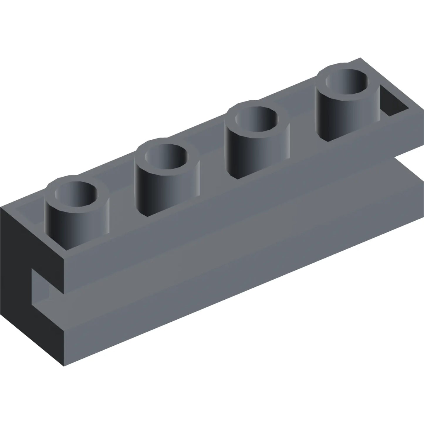 Part 2653 - Brick, Modified 1 x 4 with Channel