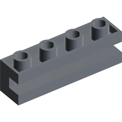 Part 2653 - Brick, Modified 1 x 4 with Channel