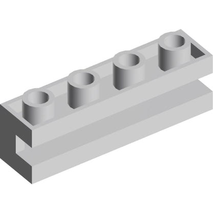 Teil 2653 - Stein, modifiziert 1 x 4 mit Kanal