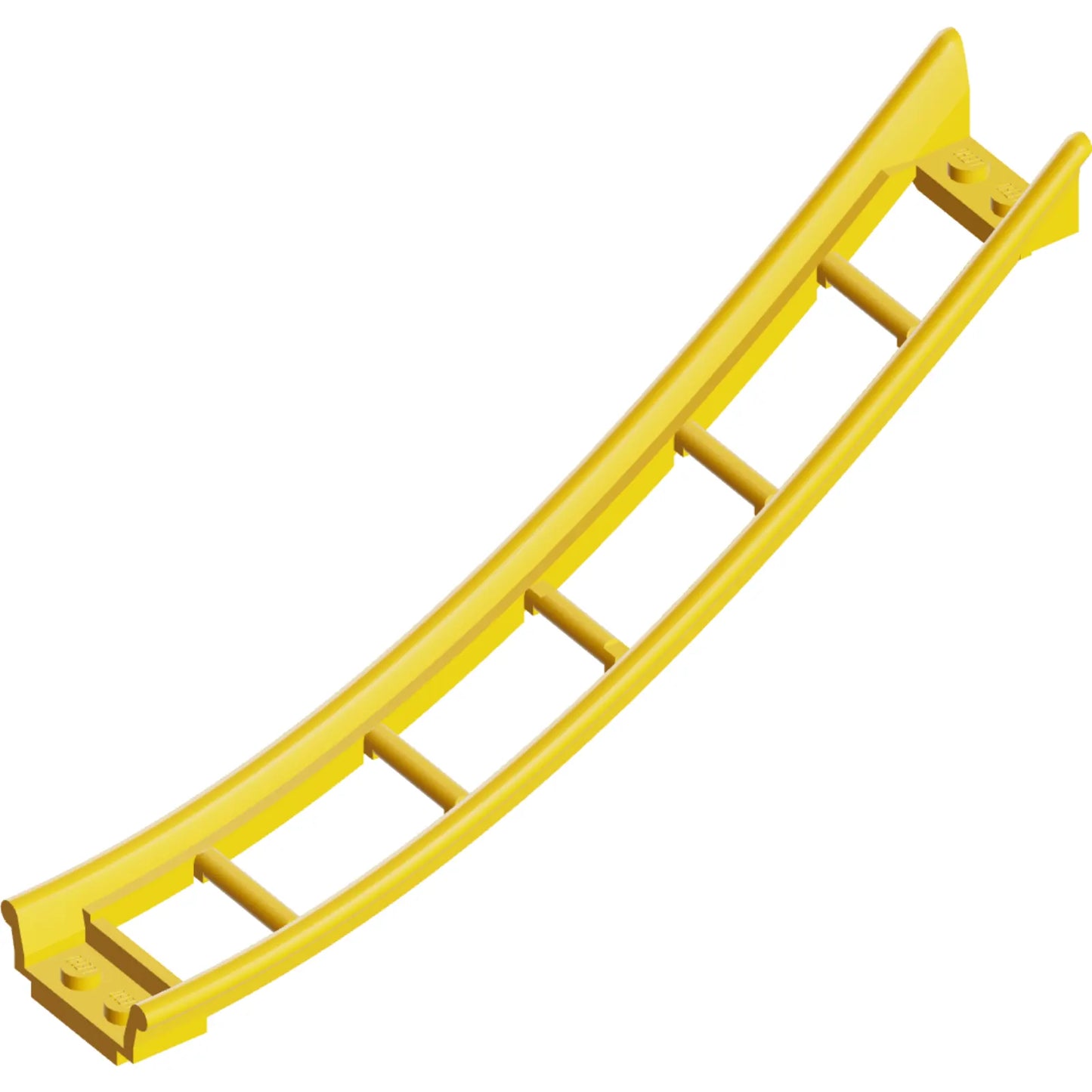 Part 26559 - Train, Track Roller Coaster Ramp Large Lower Part, 6 Bricks Elevation