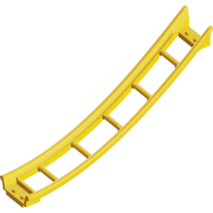 Part 26559 - Train, Track Roller Coaster Ramp Large Lower Part, 6 Bricks Elevation
