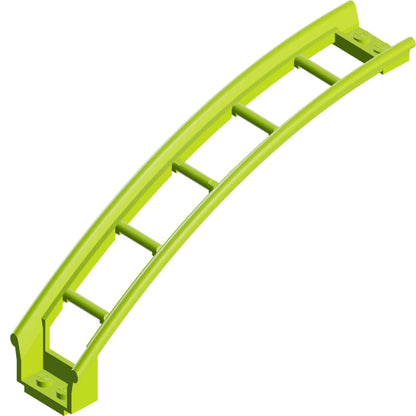 Part 26560 - Train, Track Roller Coaster Ramp Large Upper Part, 6 Bricks Elevation