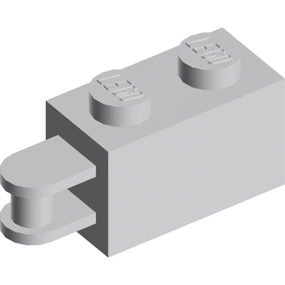 Part 26597 - Brick, Modified 1 x 2 with Bar Handle on End - Bar Inset from Edge