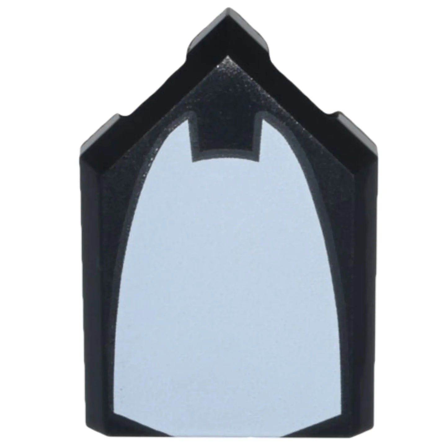 Part 22385pb270 - Tile, Modified 2 x 3 Pentagonal with White Oval Shape with Points Pattern