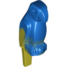 Part 27063pb01 - Bird, Parrot with Large Beak with Marbled Blue Pattern