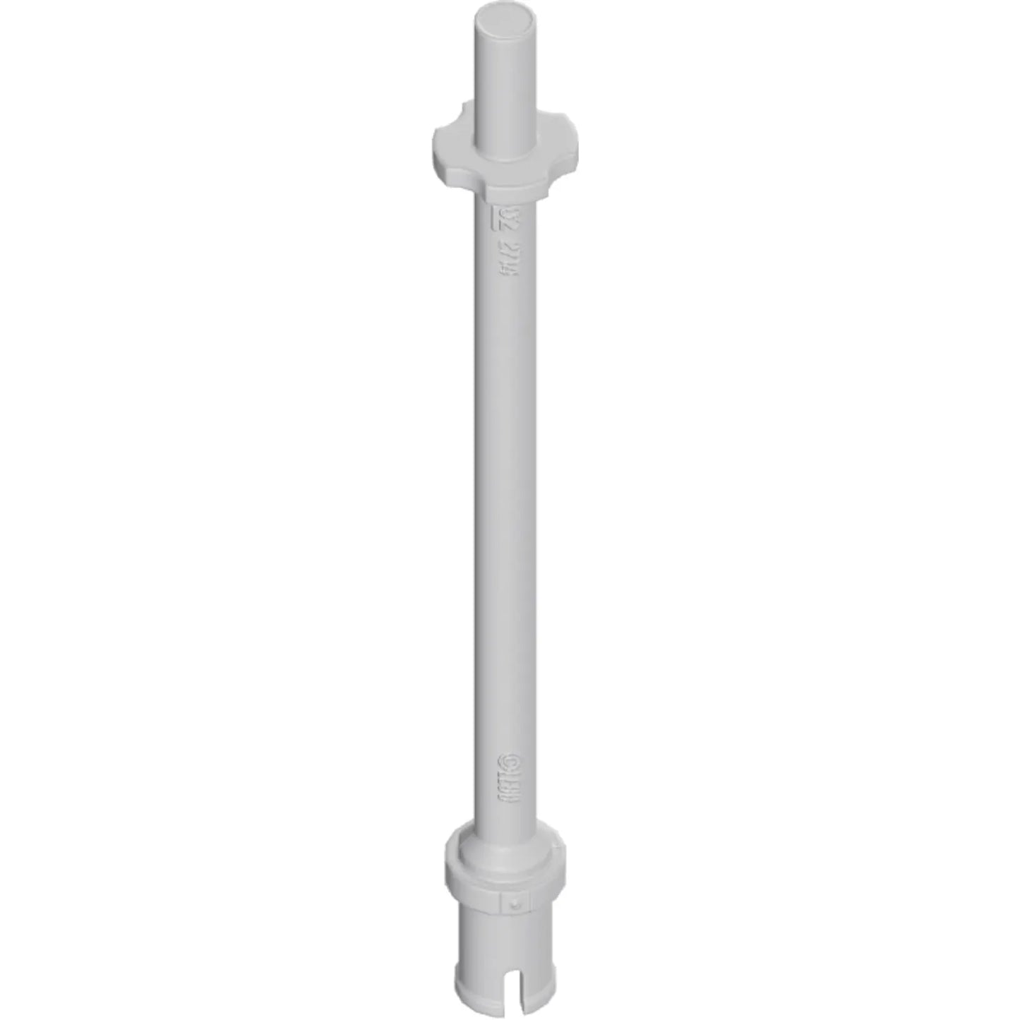 Part 2714b - Bar   8L with Stop Rings and Pin (Technic, Figure Accessory Ski Pole) - Flat End