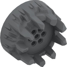 Part 27254 - Wheel Hard Plastic with Large Cleats and Flanges