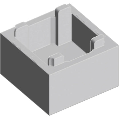 Part 2821 - Container, Box 2 x 2 x 1 - Top Opening with Raised Inner Bottom