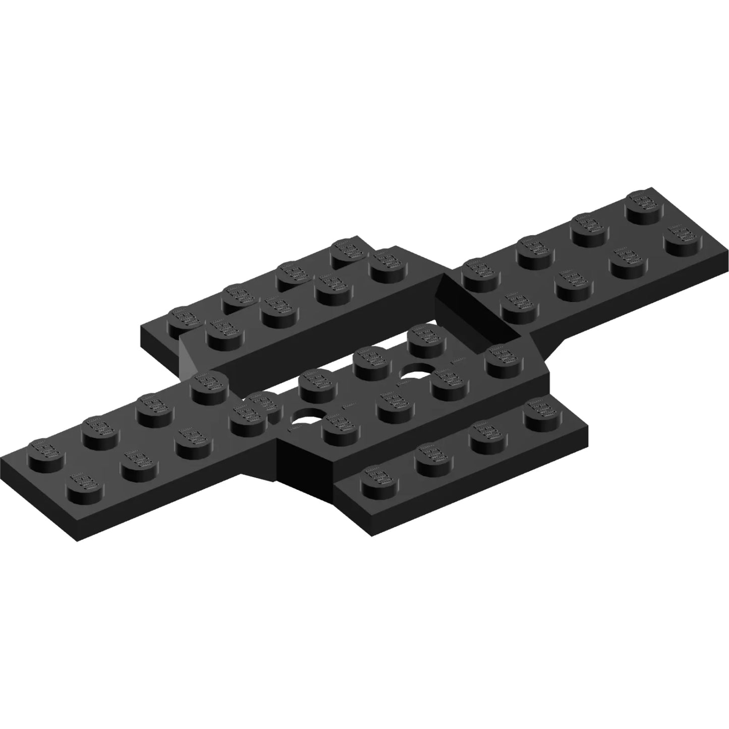 Part 28324 - Vehicle, Base 6 x 12 with 4 x 2 Recessed Center with Smooth Underside