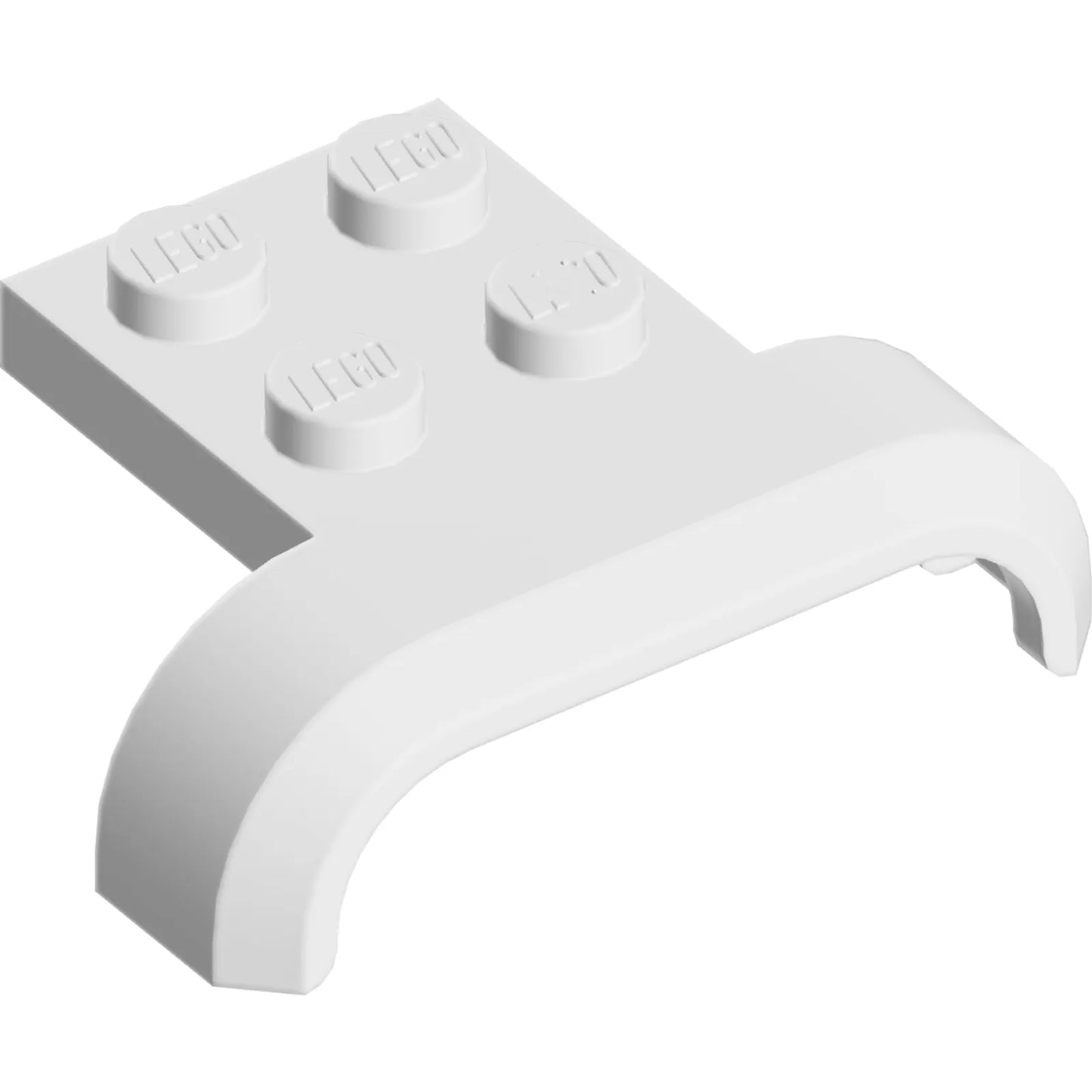 Part 28326 - Vehicle, Mudguard 4 x 3 x 1 with Arch Curved