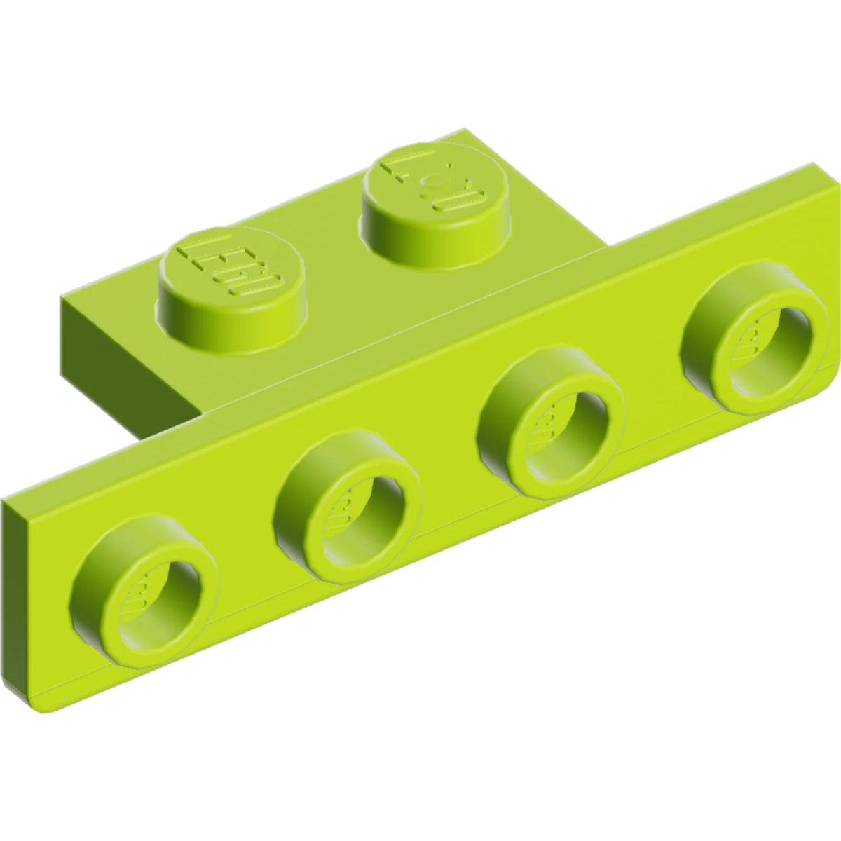 Part 28802 - Bracket 1 x 2 - 1 x 4 with Two Rounded Corners at the Bottom