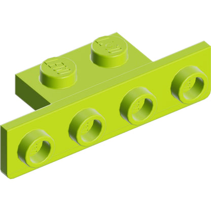 Part 28802 - Bracket 1 x 2 - 1 x 4 with Two Rounded Corners at the Bottom