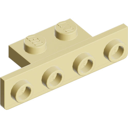 Part 28802 - Bracket 1 x 2 - 1 x 4 with Two Rounded Corners at the Bottom