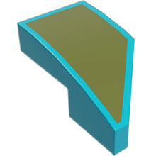 Part 29120pb034 - Wedge 2 x 1 x 2/3 Left with Olive Green Surface Pattern