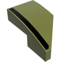 Part 29120pb035 - Wedge 2 x 1 x 2/3 Left with Black Stripe Pattern
