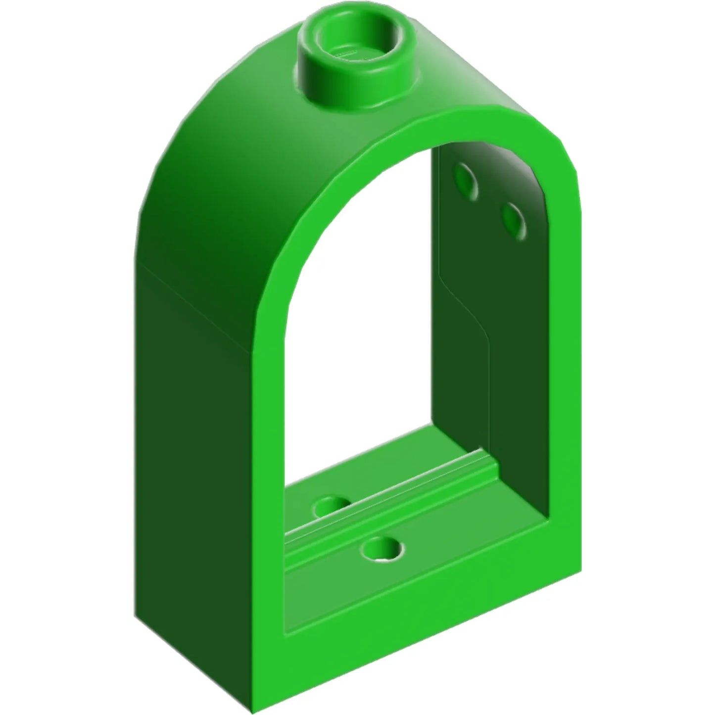 Part 30044 - Window 1 x 2 x 2 2/3 with Rounded Top