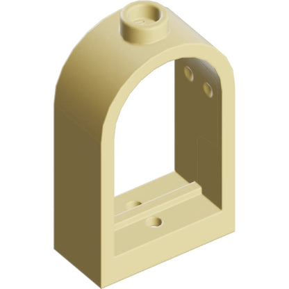 Part 30044 - Window 1 x 2 x 2 2/3 with Rounded Top