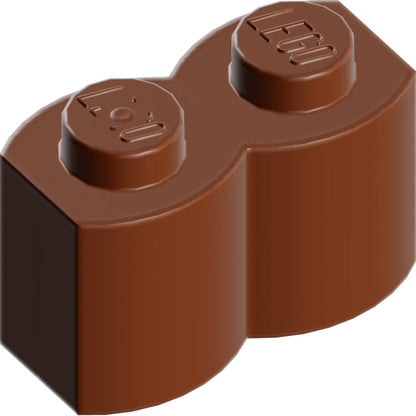 Part 30136 - Brick, Modified 1 x 2 with Log Profile