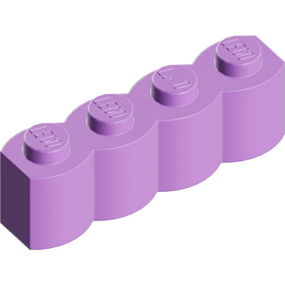 Part 30137 - Brick, Modified 1 x 4 with Log Profile