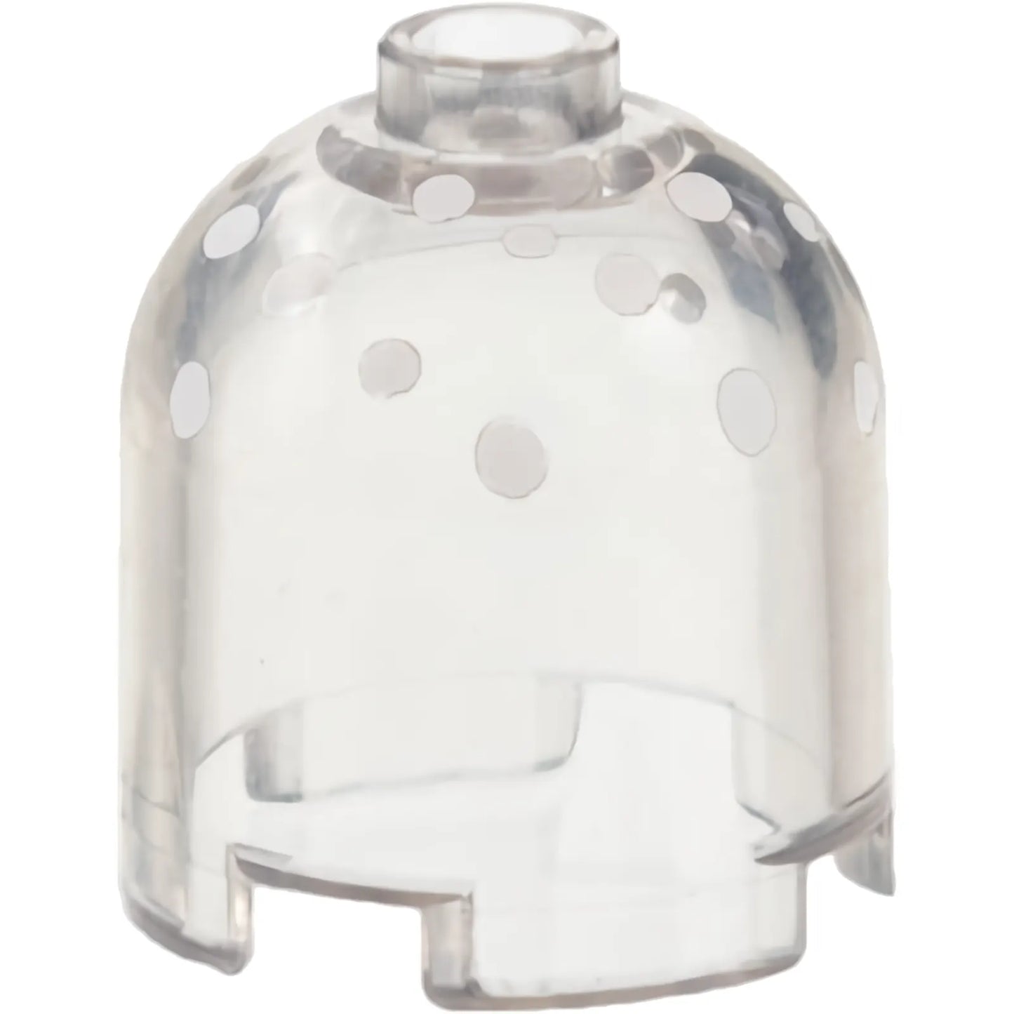Part 30151pb07 - Brick, Round 2 x 2 x 1 2/3 Dome Top with White Snow Spots Pattern