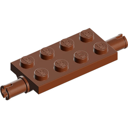 Part 30157 - Plate, Modified 2 x 4 with Pins and Thin Angled Supports