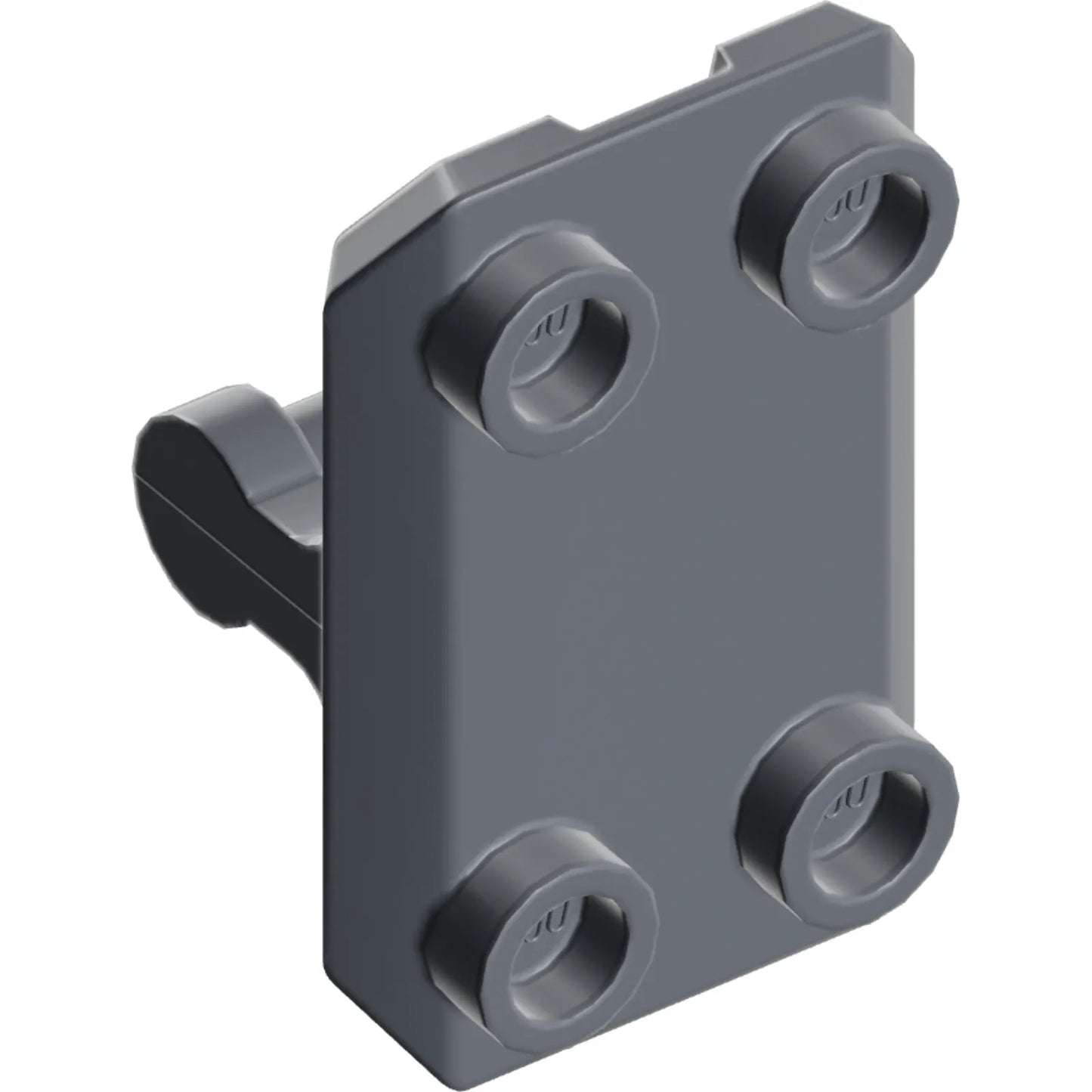 Part 30166 - Plate, Modified 2 x 3 Inverted with 4 Studs and Bar Handle on Bottom (Rocker Plate)
