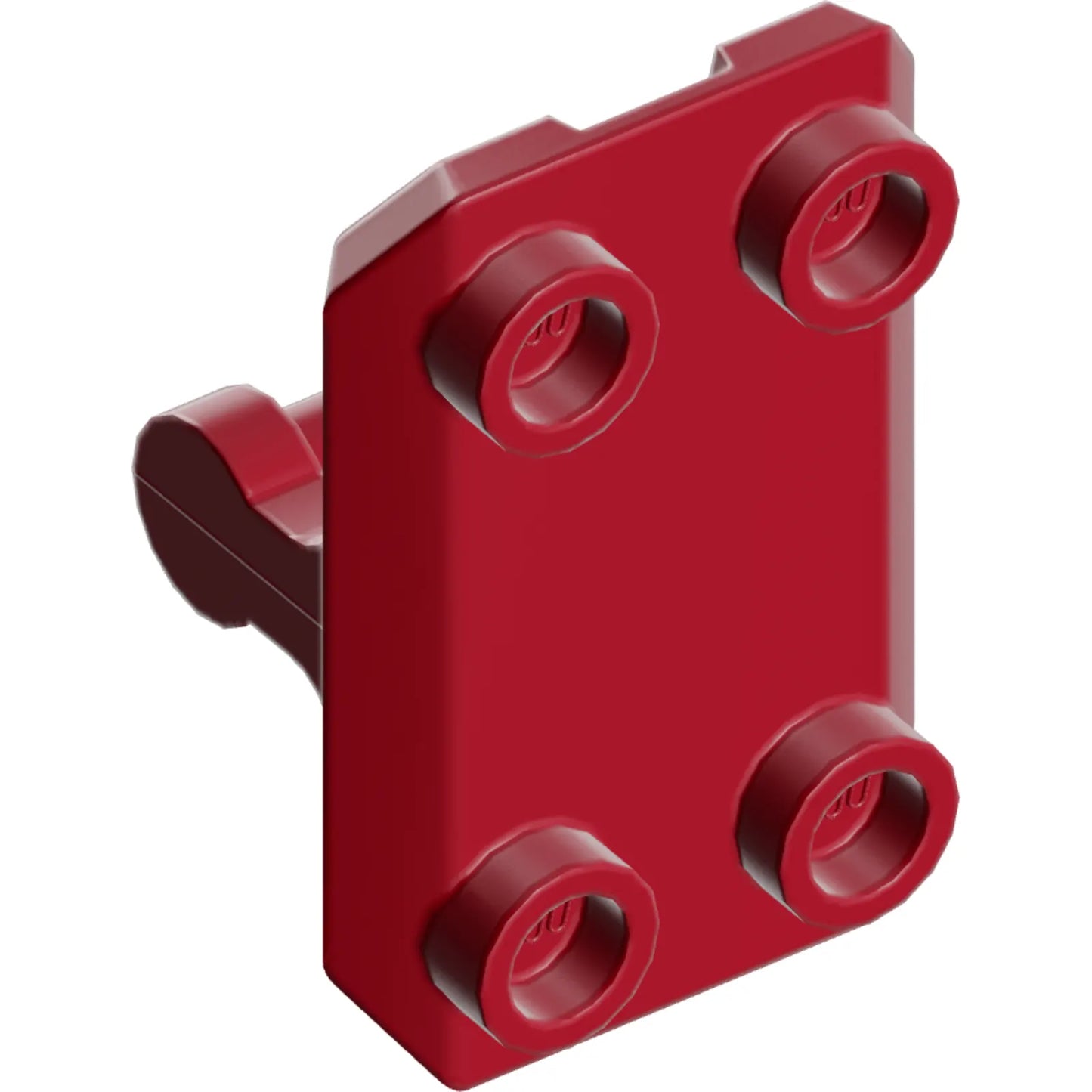 Part 30166 - Plate, Modified 2 x 3 Inverted with 4 Studs and Bar Handle on Bottom (Rocker Plate)