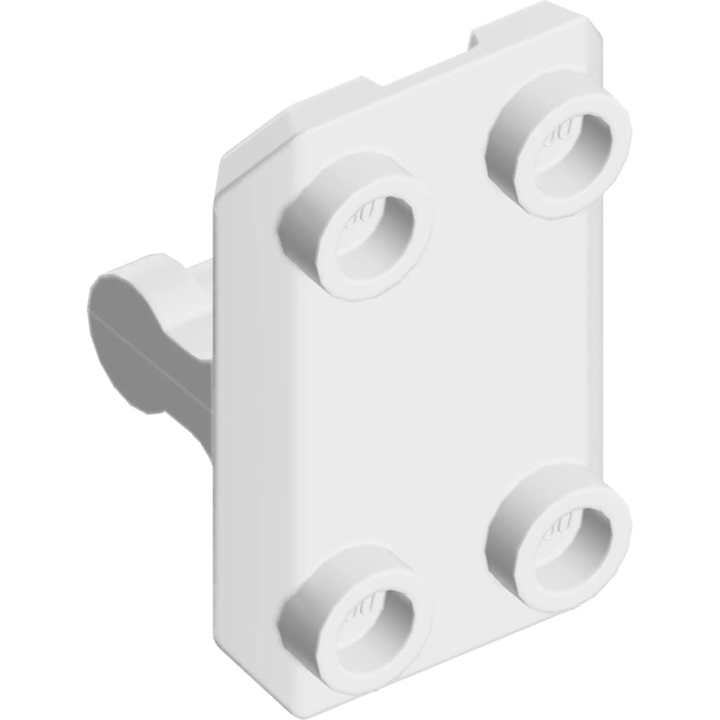 Part 30166 - Plate, Modified 2 x 3 Inverted with 4 Studs and Bar Handle on Bottom (Rocker Plate)