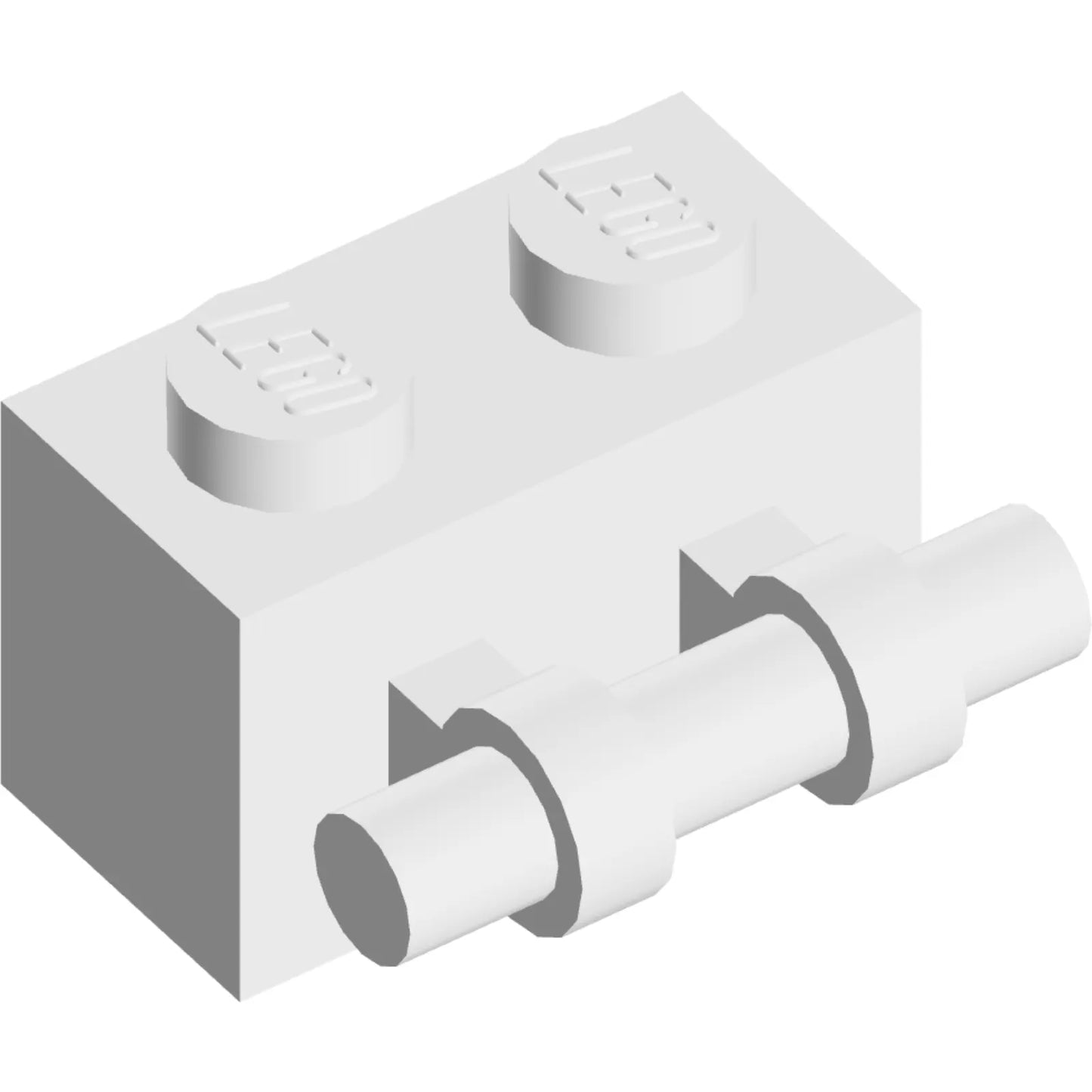 Part 30236 - Brick, Modified 1 x 2 with Bar Handle on Side