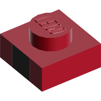Teil 3024pb010 - Platte 1 x 1 mit schwarzem Quadratmuster