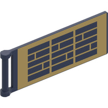 Part 30292pb053 - Flag 7 x 3 with Bar Handle with Gold Solar Panels Pattern