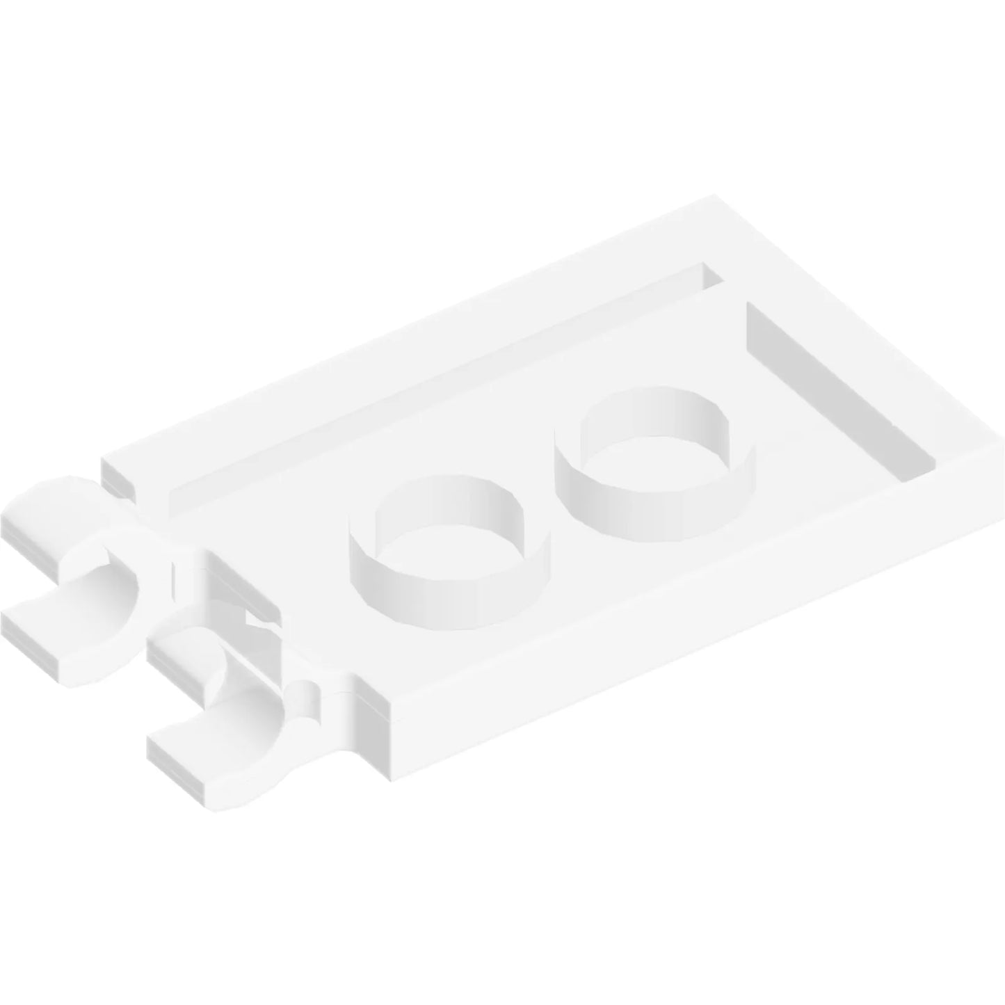 Part 30350b - Tile, Modified 2 x 3 with 2 Open O Clips