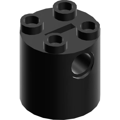 Part 30361c - Brick, Round 2 x 2 x 2 Robot Body - with Bottom Axle Holder x Shape + Orientation