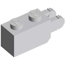 Part 30365 - Hinge Brick 1 x 2 Locking with 2 Fingers Vertical End, 9 Teeth