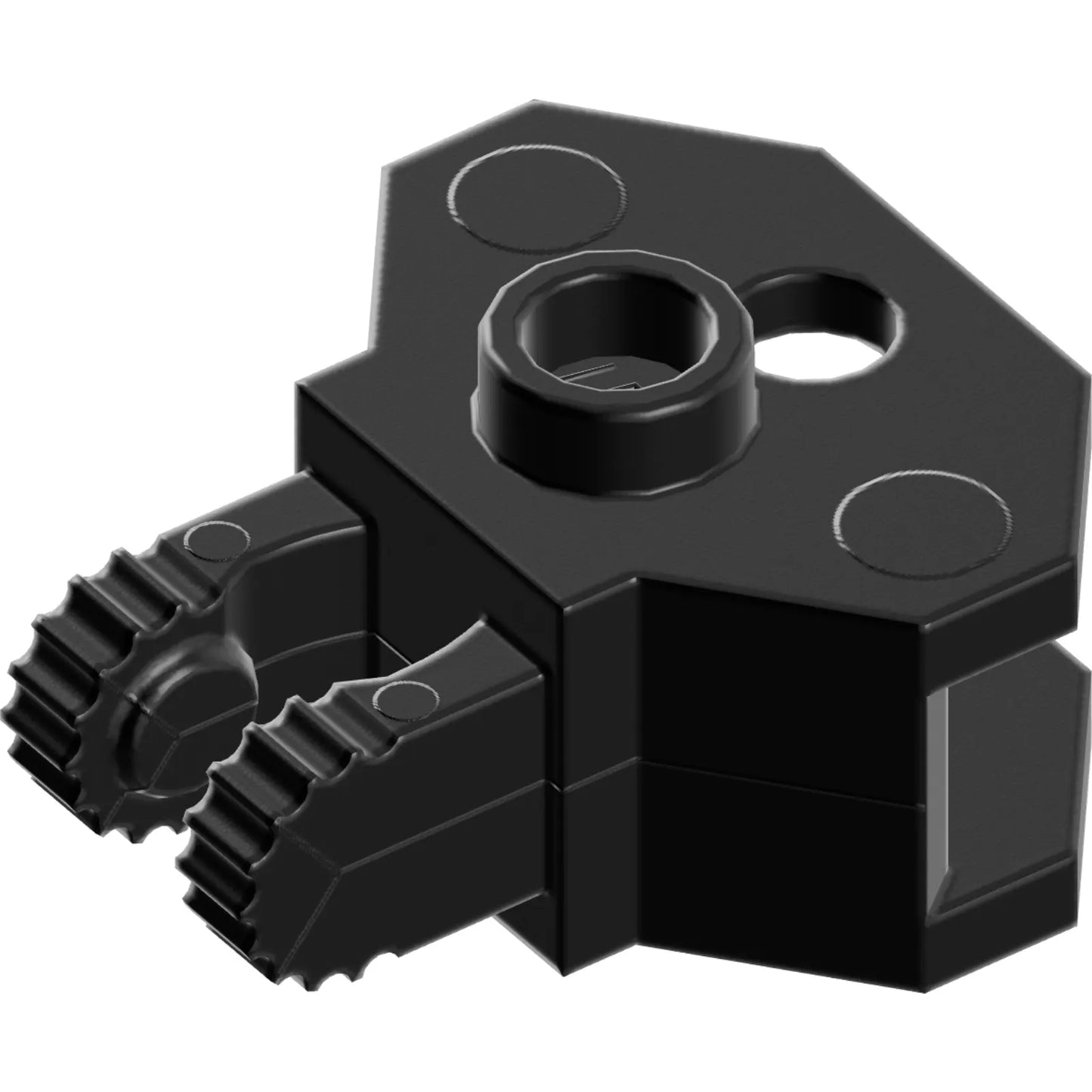 Part 30396 - Hinge 1 x 2 Locking with 2 Fingers, 9 Teeth and Tow Ball Socket