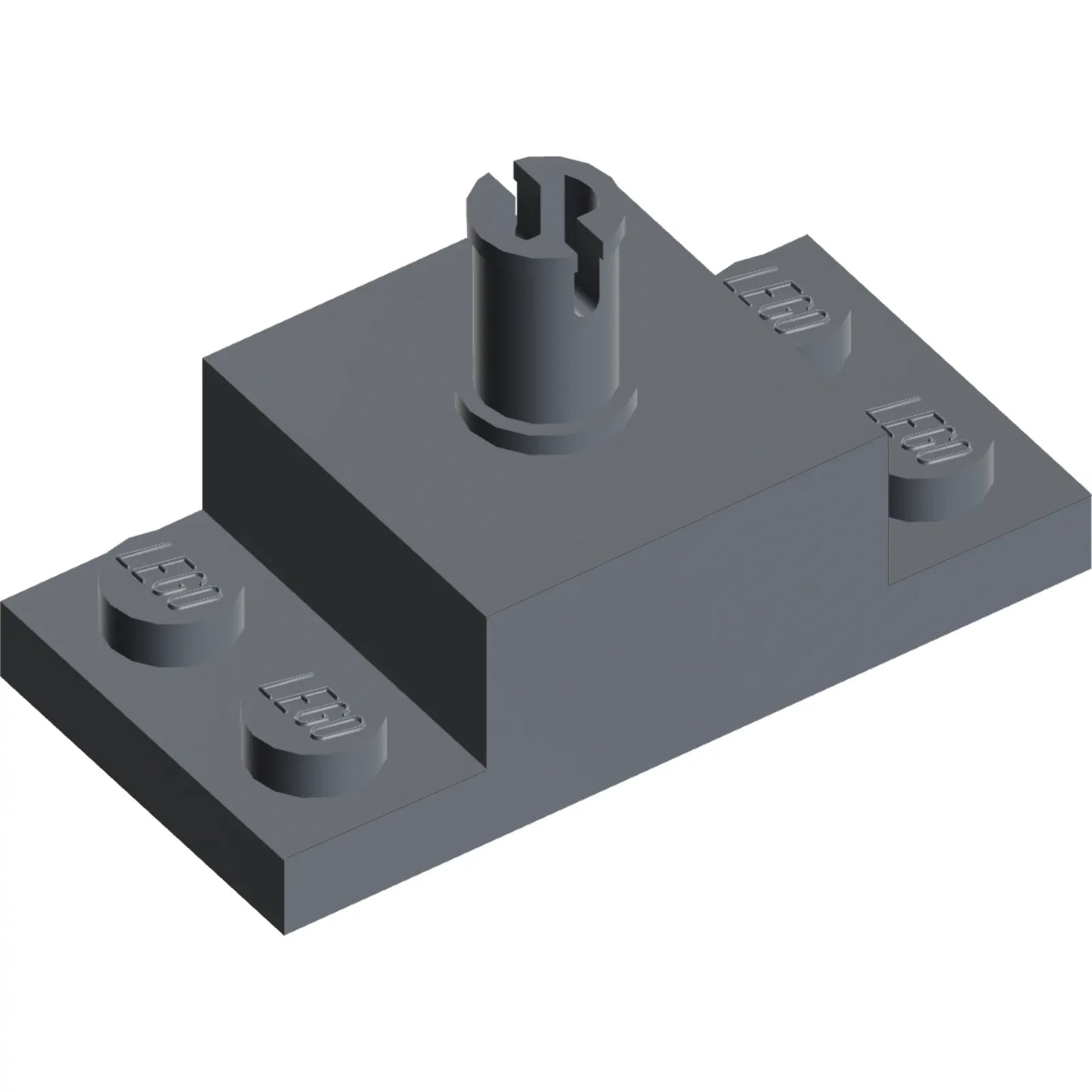 Part 30592 - Brick, Modified 2 x 2 with Top Pin and 1 x 2 Side Plates