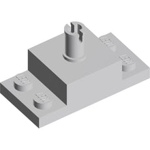 Part 30592 - Brick, Modified 2 x 2 with Top Pin and 1 x 2 Side Plates