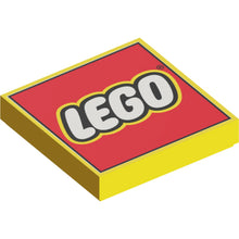 Part 3068pb0214 - Tile 2 x 2 with LEGO Logo Type 2 Pattern