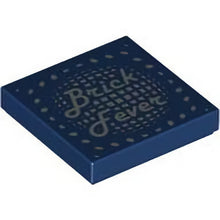 Part 3068pb0341 - Tile 2 x 2 with Silver 'Brick Fever' and Lights Pattern