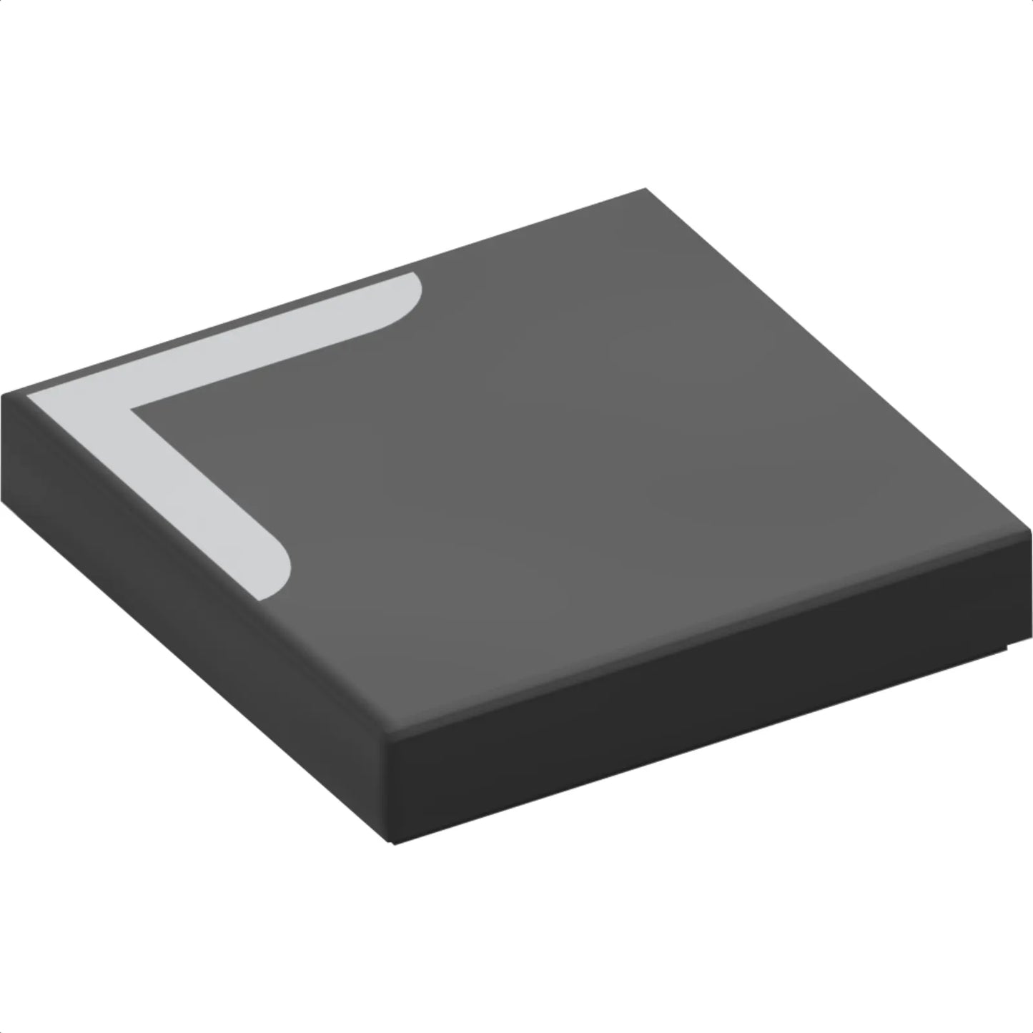 Part 3068pb1391 - Tile 2 x 2 with White Corner Stripe Pattern